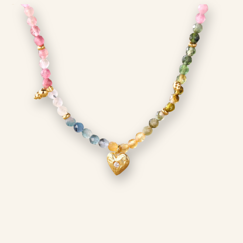 Sparkling Heart Necklace – Elegant Jewelry Gift for Loved Ones