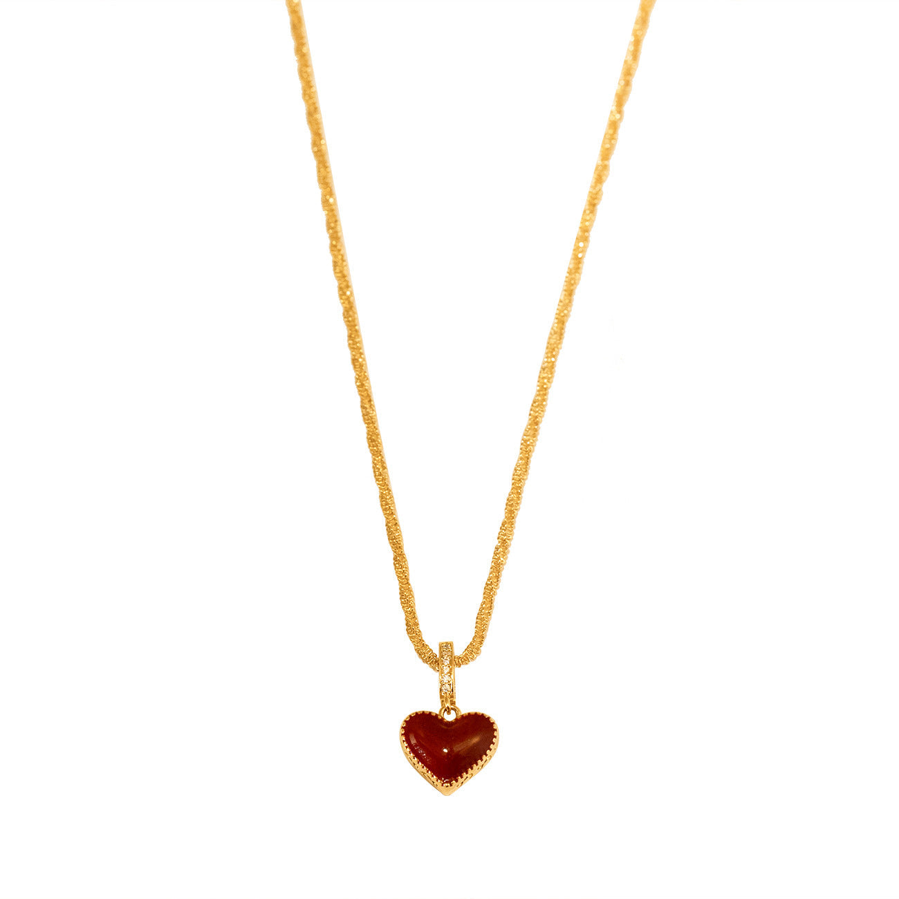 Vintage Glam Heart Necklace – Effortless Elegance for Every Occasion