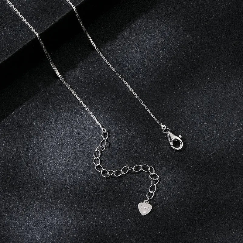 Elegant Sterling Silver Heart Necklace – Perfect for Any Occasion