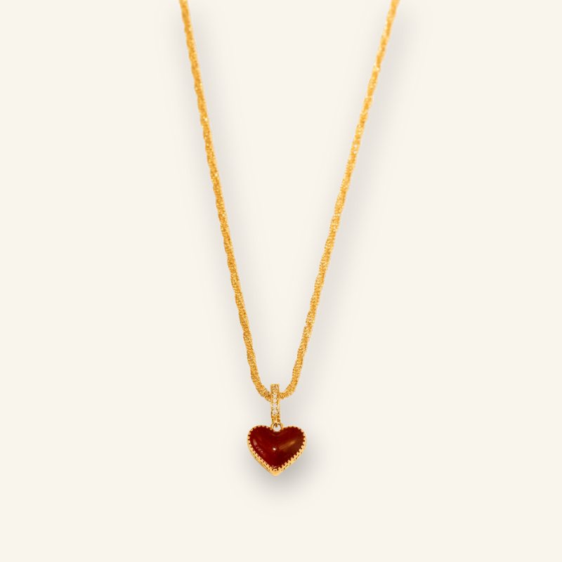 Vintage Glam Heart Necklace – Effortless Elegance for Every Occasion