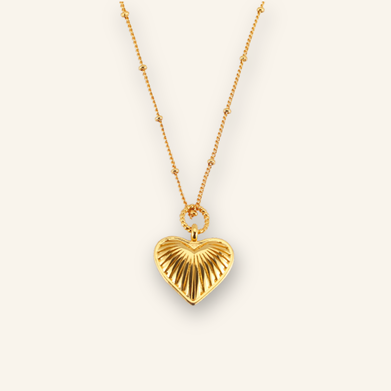 Elegant Gold Heart Pendant Necklace for Timeless Style